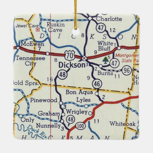 Dickson TN Keramisch Ornament (Achterkant)