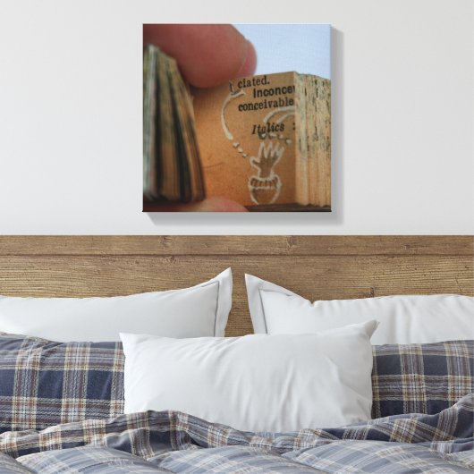 DicofrAngle Miniatuur Book Hand Drawing Canvas (Insitu (Slaapkamer))