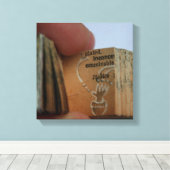 DicofrAngle Miniatuur Book Hand Drawing Canvas (Insitu (Houten vloer))