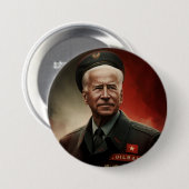 Dictator Joe Biden Ronde Button 7,6 Cm (Voorkant /achterkant)