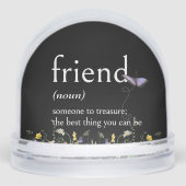 Dictionary Definition of a FRIEND With Wildflowers (Avant)