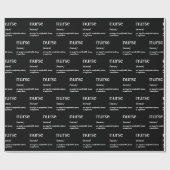 Dictionary Definition of a NURSE Cadeaupapier (Vlak)