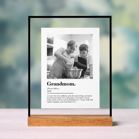 Dictionnaire de définition de photo de grand-mère (Neutre)