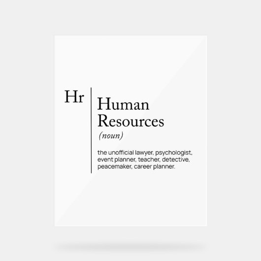 Dictionnaire de définition HR (Recto)