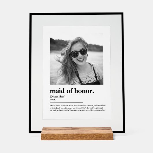 Dictionnaire de proposition de servante d'honneur (Recto)