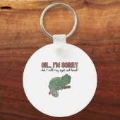 Did I Roll My Eyes Out Loud - Funny Chameleon Quot Sleutelhanger (Voorkant)