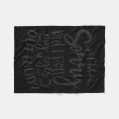 Did I Roll My Eyes Out Loud Funny Sarcastic Quotes Fleece Deken (Voorkant (Horizontaal))