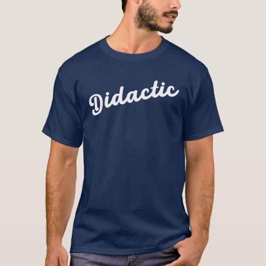 Didactic Script Logo Spring 2025 T-shirt (Voorkant)