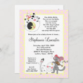 Diddle Diddle Didd Nursery Baby shower Uitnodiging (Voorkant / Achterkant)