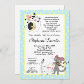 Diddle Diddle Didd Nursery Baby shower Uitnodiging (Voorkant / Achterkant)