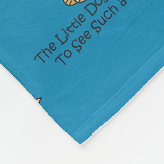 Diddle, Diddle Nursery Rhyme Fleece Deken (Hoek)