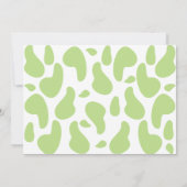 Diddles Farm Moo-Cow Green Birthday Invitation (Dos)
