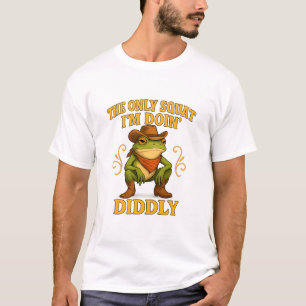 Diddly Squat Meme T-Shirt - De enige squat die ik 