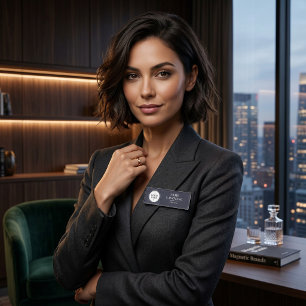 D'identification Ajouter un badge nominatif magnétique minimaliste 