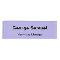 Badge de nom d'employé pour entreprise simple