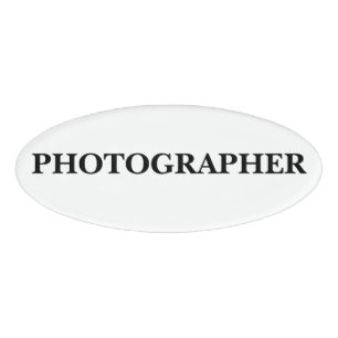 D'identification Badge Magnétique - Photographe