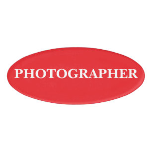 D'identification Badge Magnétique - Photographe