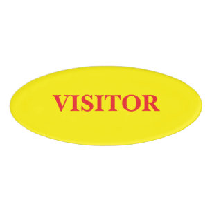 D'identification Badge Magnétique - Visiteur
