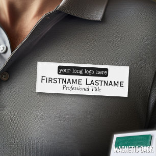 D'identification Badge nominatif fait sur commande avec le logo