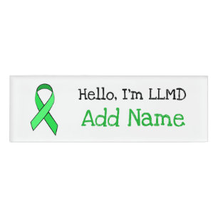 D'identification Bonjour personnalisé, Je suis LLMD Badge nominatif