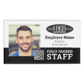 D'identification Code QR Code Badge du personnel du commerçant (Devant)