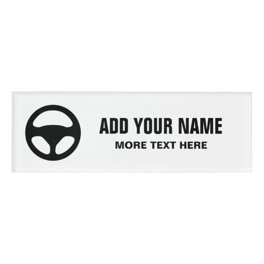 D'identification Instructeur d'école de conduite badge nominatif ma (Devant)