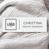 D'identification Nom Badge Magnet Custom Logo Nom de l'employé Bali