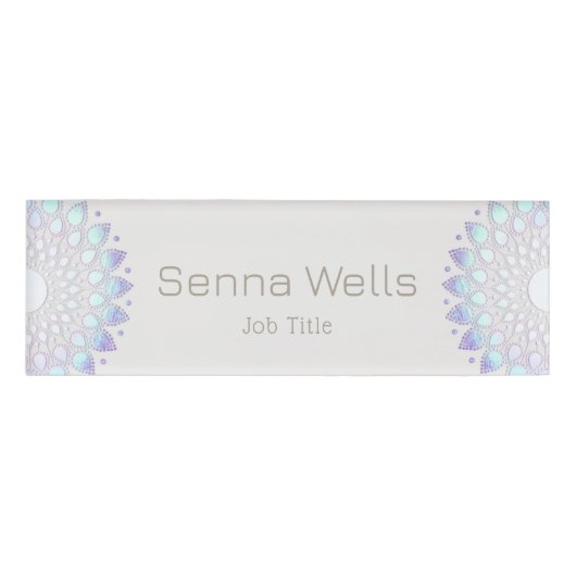 D'identification Nom magnétique du personnel de l'employé Badge (Devant)