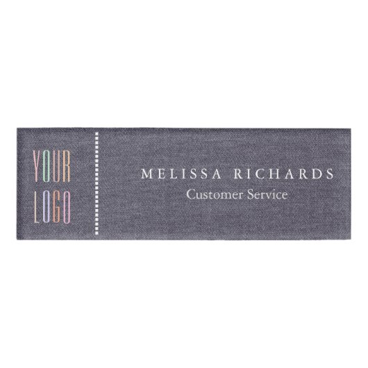 D'identification Personalized Small Name Badge (Devant)