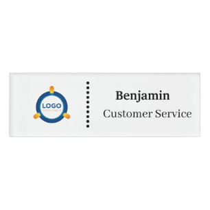 D'identification Petit badge magnétique personnalisé avec logo empl