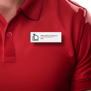 D'identification Services à domicile simples Nom du personnel Badge
