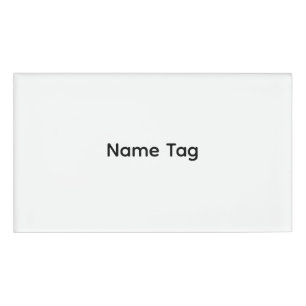 D'identification Simple Personnalisé   Badge Nom