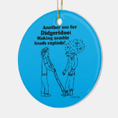 Didgeridoo Makes Zombies Explode Keramisch Ornament (Links)