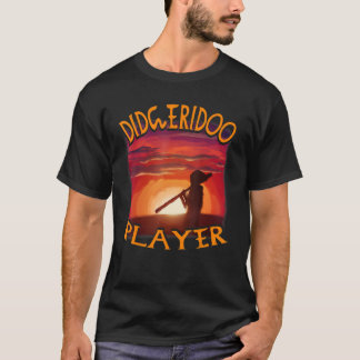 Didgeridoo Player Sunset Didgeridoo Player T-shirt