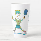 'Didi' - Pickleball Latte Mok (Voorkant)