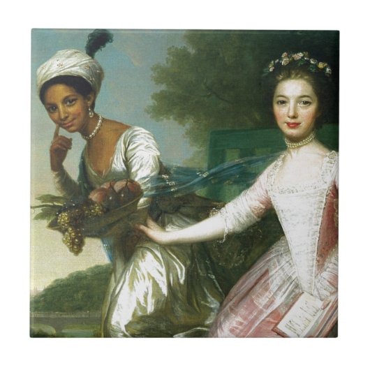 Dido Elizabeth Belle en Lady Murray Tegeltje (Voorkant)