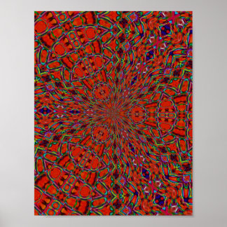 Die 60's Hippie Poster