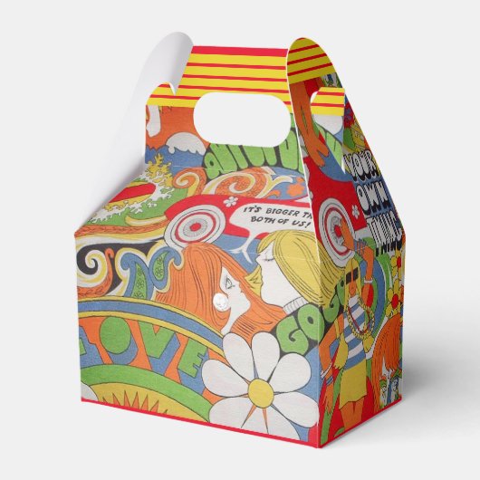 Die 70s Favor Box Bedankdoosjes (Achterkant)