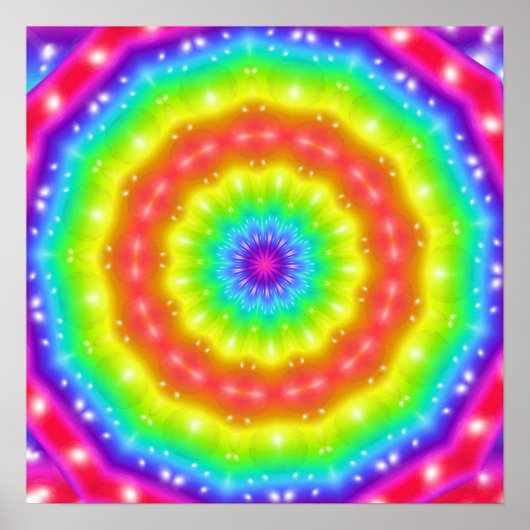 Die 70's Hippie Poster (Voorkant)