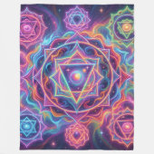 Die 7 Chakren´10 Fleece Deken (Voorkant)