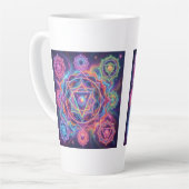 Die 7 Chakren´10 Latte Mok (Linkerhoek)