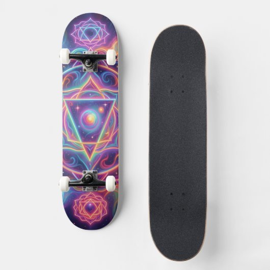 Die 7 Chakren´10 Skateboard (Voorkant)