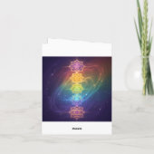 Die 7 Chakren´11 Feestdagen Kaart (Achterkant)