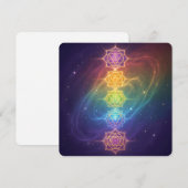 Die 7 Chakren´11 Feestdagenkaart (Voorkant / Achterkant)