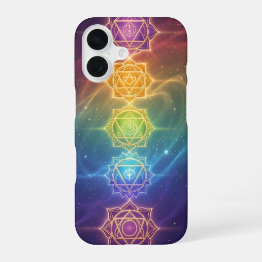 Die 7 Chakren´11 iPhone 16 Hoesje (Achterkant)