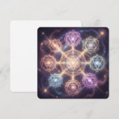 Die 7 Chakren´7 Feestdagenkaart (Voorkant / Achterkant)