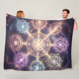 Die 7 Chakren´7 Fleece Deken