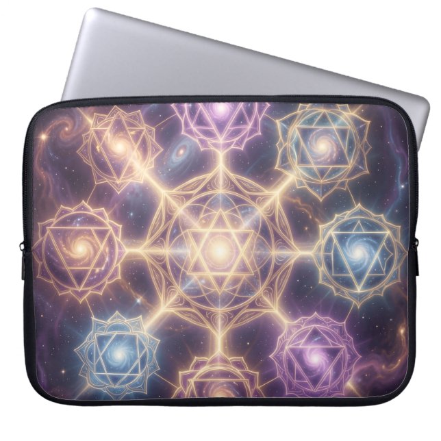 Die 7 Chakren´7 Laptop Sleeve (Voorkant)