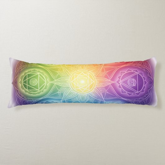 Die 7 Chakren´9 Lichaamskussen (Voorkant)