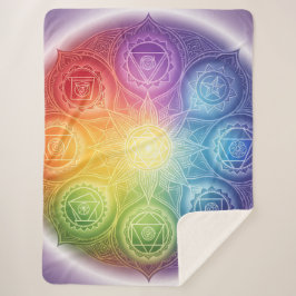 Die 7 Chakren´9 Sherpa Deken